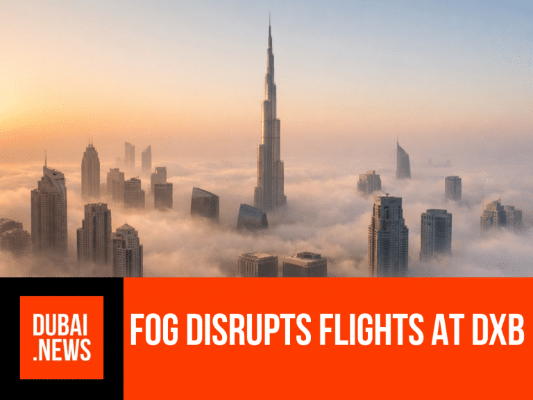 Fog in Dubai