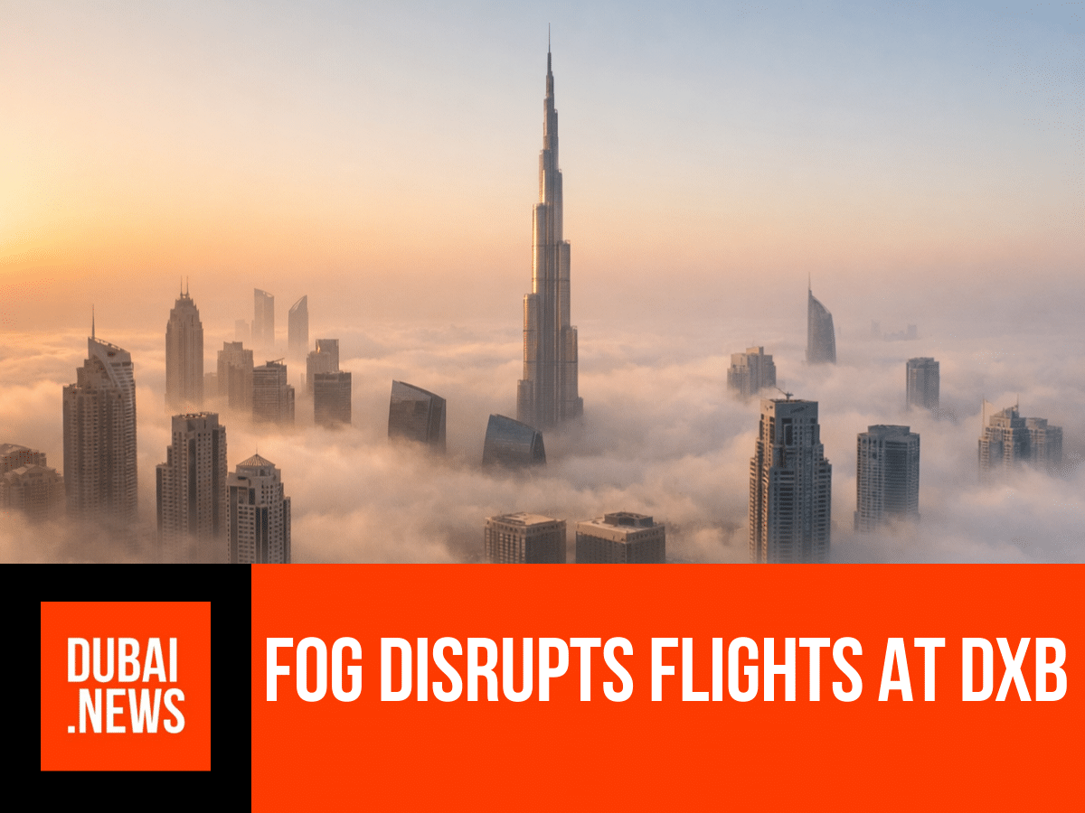 Fog in Dubai