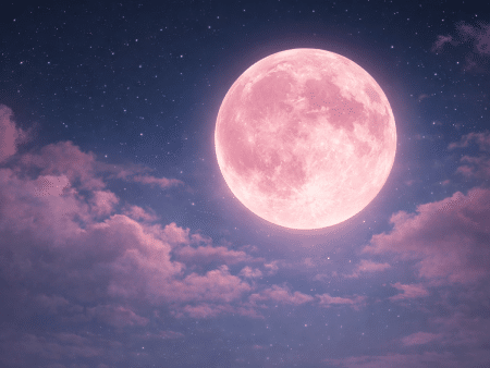 Dubai The Pink Moon