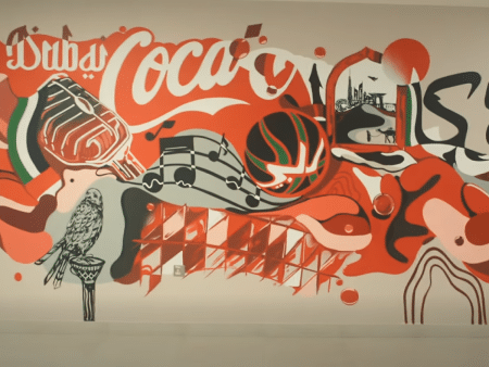 Coca-Cola Arena Dubai Mural