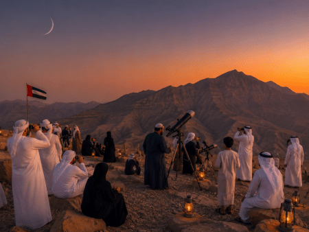 Dhu Al Hijjah Moon Sighting in Dubai