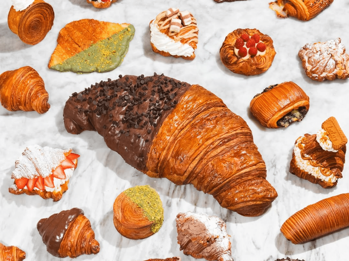 Giant Croissant at Bakerist UAE
