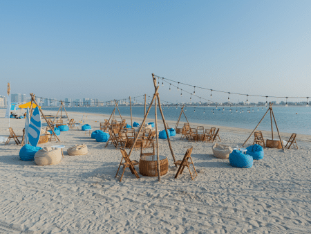 Khor Al Mamzar Beach in Dubai