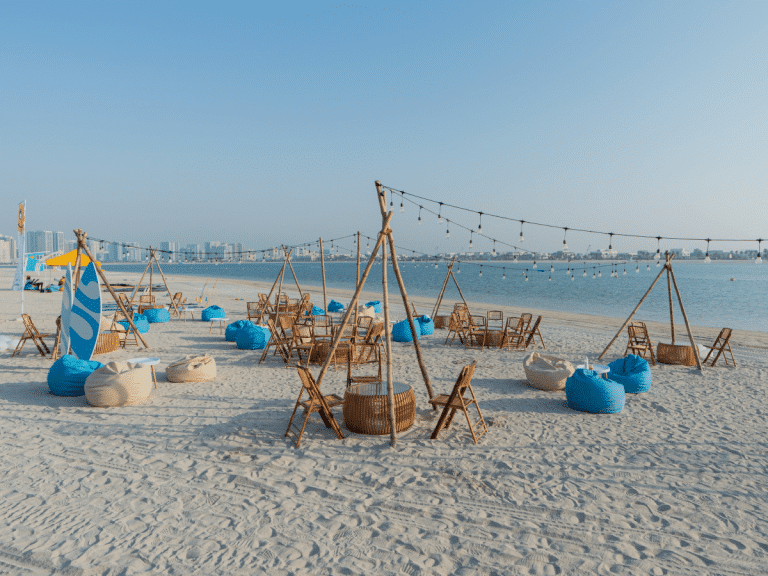 Khor Al Mamzar Beach in Dubai