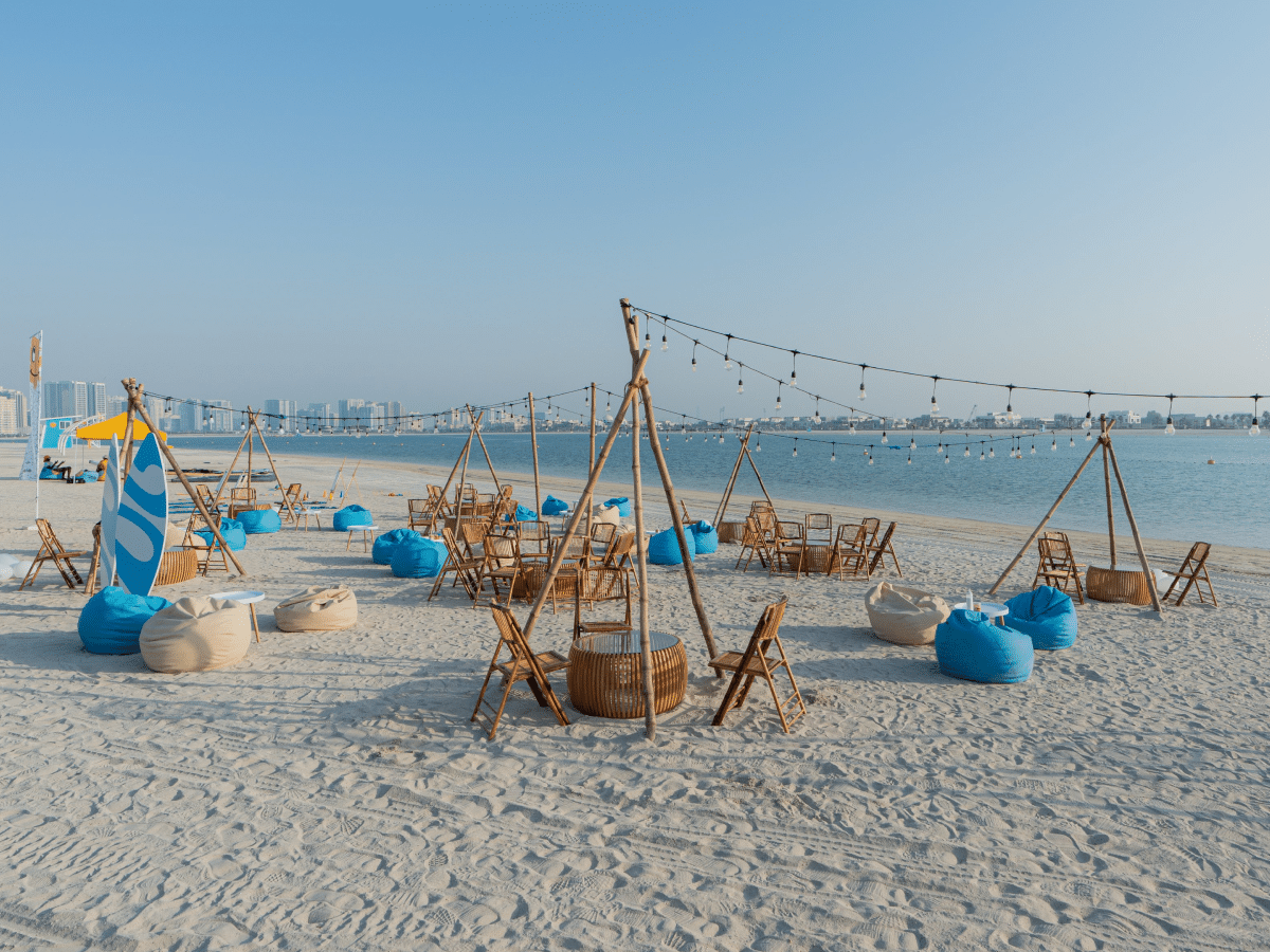 Khor Al Mamzar Beach in Dubai