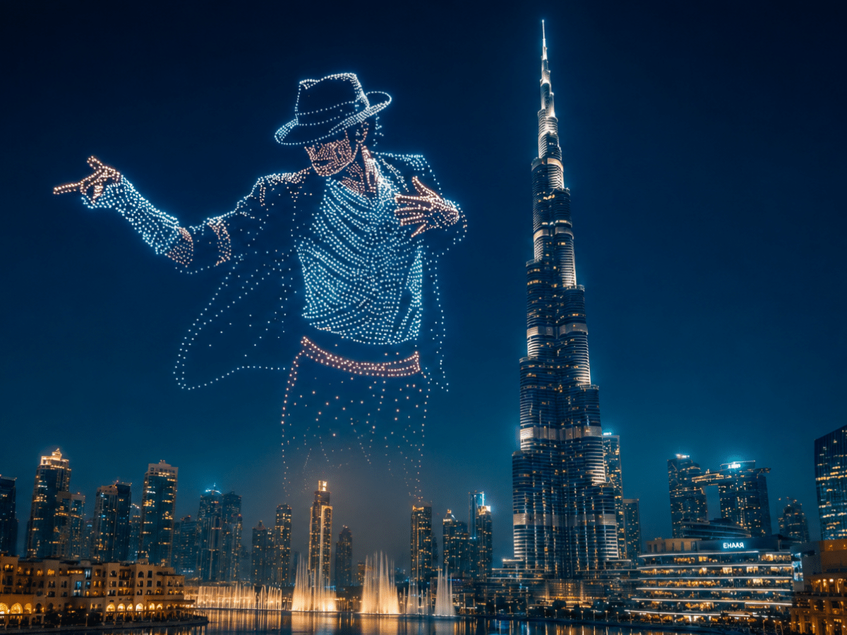 Michael Jackson CGI Tribute in Dubai